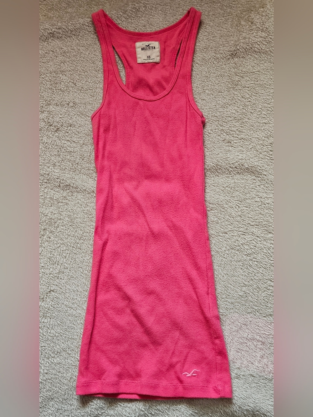 ❌SOLD❌ Hollister Pink Racerback Tank Top XS
